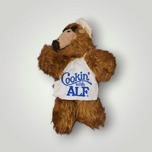 Vintage Alf Hand Puppet 1988 Chef “Cookin’ With Alf” Plush AILEN PRODUCt